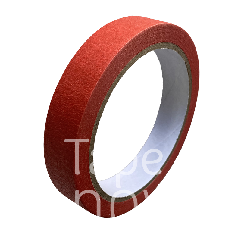 12 Rollos Masking Tape Rojo - 18mm x 20mt image 0