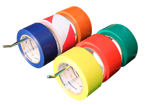 6 Cintas Delimitadora de Área Pack Rollos - Roja 50mm x 30mt image 2