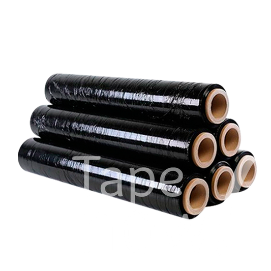 2 Rollos Film Stretch Manual Negro de 500mm image 0