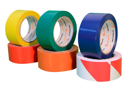 6 Cintas Delimitadora de Área Pack Rollos - Roja 50mm x 30mt image 3