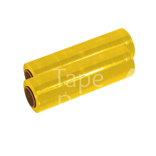 2 Rollos Film Stretch manual amarillo de 500mm