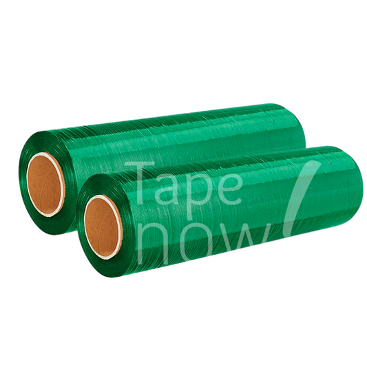 2 Rollos Film strech manual verde de 500mm
